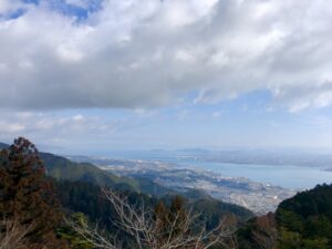 比叡山からの琵琶湖の眺望